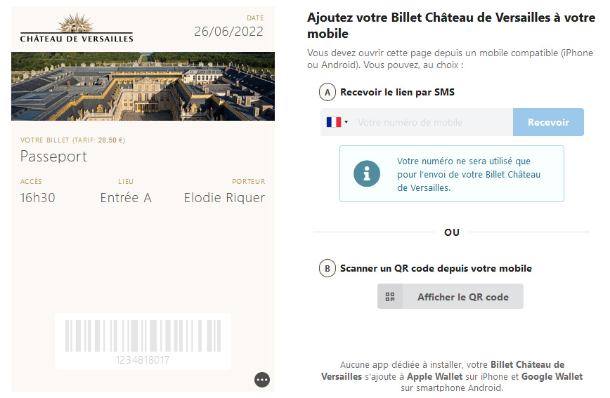 Renseignez votre numéro de téléphone